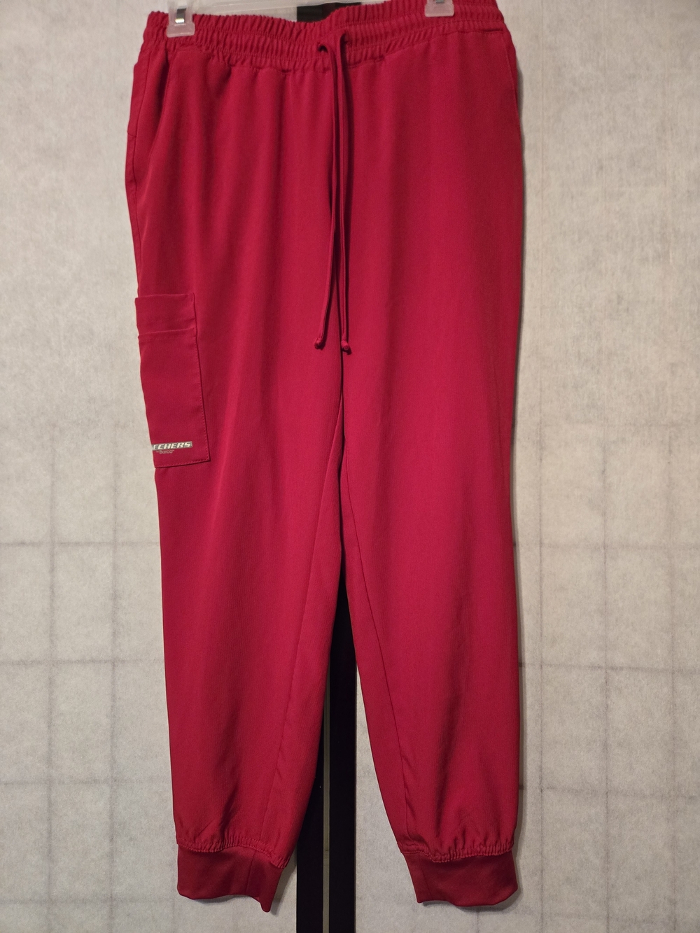 Sketchers Women's Red Cargo Jogger Pants